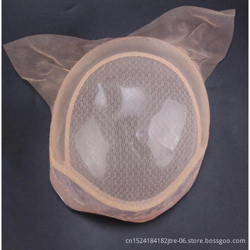 factory wholesale hot sales human hair silicone wigcap